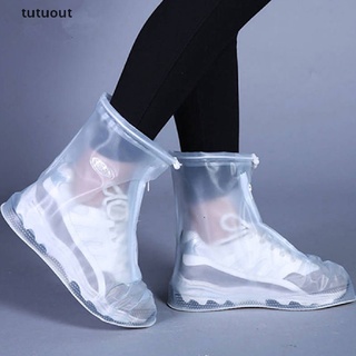 tutuout - funda reutilizable para botas de lluvia, antideslizante, resistente al desgaste, gruesa, impermeable, cl