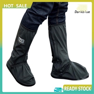 [disponible en inventario]qx - botas antideslizantes antideslizantes para zapatos de tubo alto/cubiertas impermeables para botas de lluvia