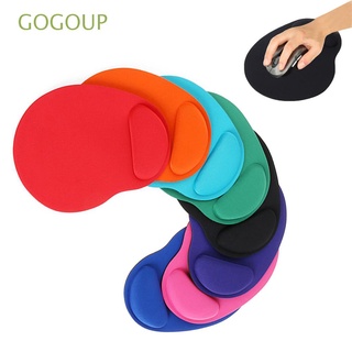 GOGOUP - alfombrilla para ratón, diseño ergonómico, ligero, suave, antideslizante, Multicolor