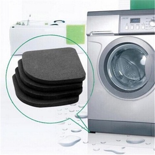 almohadilla antivibración para lavadora, almohadilla antideslizante, almohadilla antivibración para refrigerador (4 piezas por paquete)