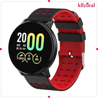 Reloj inteligente kllzoal impermeable Bluetooth 4.0 reloj inteligente con Monitor De presión arterial y ritmo cardiaco (7)