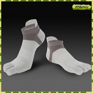 calcetines suaves de cinco dedos para hombre y mujer/calcetines de tobillo sin mostrar/yoga atlético/calcetines para botas de tobillo