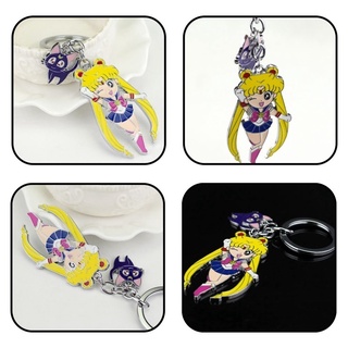 Keshieng Anime Sailor Moon Tsukino Usagi - llavero de aleación para coche, diseño de Cosplay (2)