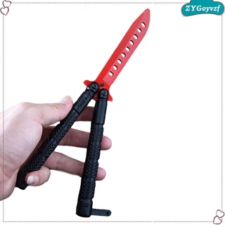 cuchillo de mariposa práctica cuchillo entrenador práctica espadas plegable cuchillo herramientas (4)