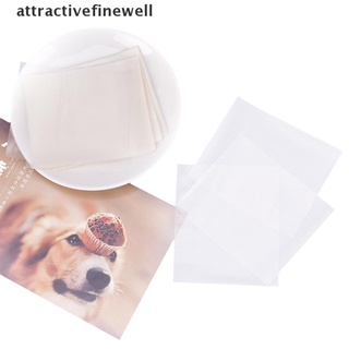 [atractivefinewell] 500 hojas de papel de envolver turrón comestible papel de arroz glutinoso papel de hornear