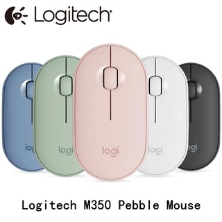 Logitech M350 Pebble Ratón Inalámbrico 1000DPI 100g De Alta Precisión Óptico Silencioso Bluetooth Para Ordenador Portátil PC