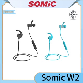 Somic W2 - auriculares inalámbricos portátiles bluetooth para correr, reducción de ruido e impermeable