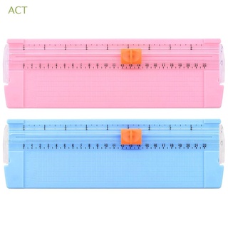 ACT 2PCS Portable Paper Cutter Precision Cutting|Paper Trimmer Scrapbooking DIY Office Supplies Photo A4/A5 Ruler Cutting Card