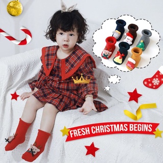 Calcetines de navidad para niños/calcetines de algodón para bebé/calcetines de silicona antideslizantes para bebé/calcetines calientes @