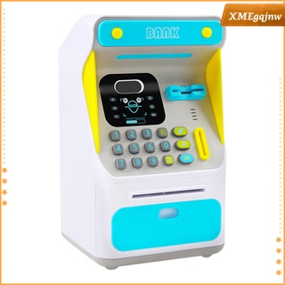 Face Recognition Electronic Mini ATM Piggy Bank Coin Cash Bank Machine Toy