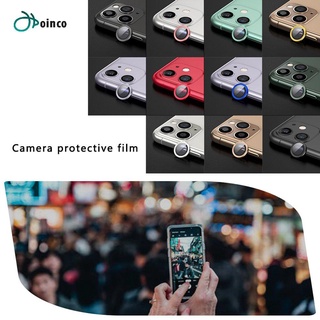 Protectores de vidrio templado desmontables para lente de cámara trasera para IPhone 11 (2)