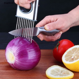 [namid] cortador de cebolla de acero inoxidable, cortador de verduras, frutas, verduras, cortador [namid]