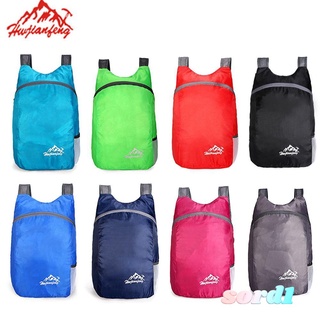 SORD 20L Lightweight Packable Backpack Nano Waterproof Travel Daypack Folding Handy Bag Ultralight 8 Colors Outdoor Foldable Men Women Daypacks/Multicolor