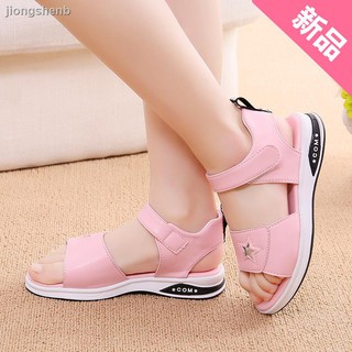 Sandalias para mujer verano 2021 nueva versión coreana para estudiantes de suela plana zapatos de playa CUHK zapatos de princesa de suela