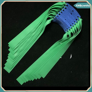 10pcs slingshot bandas de goma planas catapulta elástica elástica potente 25 cm de largo (3)