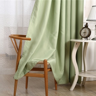 [aleación]cortinas oscuras de fibra de poliéster de color sólido para sala de estar/dormitorio (9)