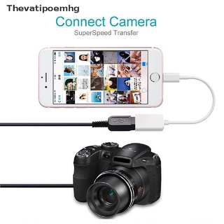 thevatipoemhg OTG adapter for lightning to USB For iPhone camera connection kit converter Popular goods