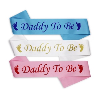 daddy to be sash baby shower fiesta decoración género revelar suministros de fiesta