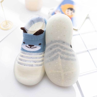primavera y otoño calcetines de piso de los niños, calcetines de bebé niño, calzado de bebé, sección delgada zapatos antideslizantes de suela suave (4)
