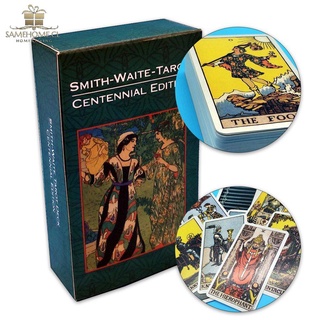 Smithwaite cartas de Tarot 78 hojas/juegos de embalaje de caja de colores (7)