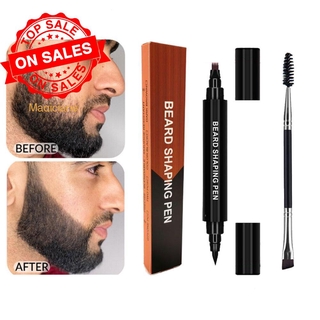 kit de bolígrafos de relleno de barba para hombre, peluquería, grabado, peinado, cejas, herramienta h5h3