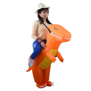 [suge]disfraz Divertido de navidad Halloween T-REX Cosplay disfraz de dinosaurio cumpleaños inflable Kostum dinosaurio anak Kostum rendimiento (2)