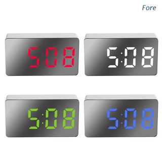 Fore Mini Reloj Despertador Digital Electrónico De Pantalla Grande Para Coche/Espejo LED/De Viaje