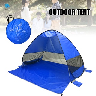 Pop Up Tent Automatic Instant Tent Portable Beach Tent Water Resistant Sun Shelter with Storage Bag Fits 2-3 People