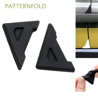patternfold 2 piezas práctica antiarañazos cuidado de choque protección de la puerta del coche esquina cubierta auto nuevo silicona universal protector/multicolor