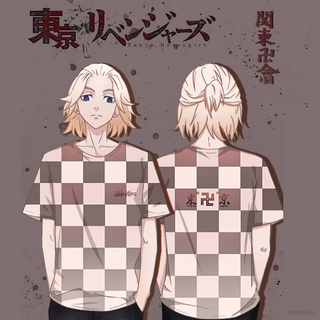 tokyo revengers camiseta de manga corta cosplay sano manjiro unisex anime tops tokyo manji gang mikey casual camiseta celebrar celebrar