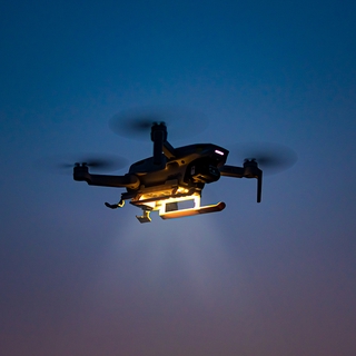 Equipo De Aterrizaje De Luces Nocturnas Para DJI Mini 2/Mavic Drone Altura Extendida Soporte De Pierna Larga Gimbal Guard Protector Accesorios (9)