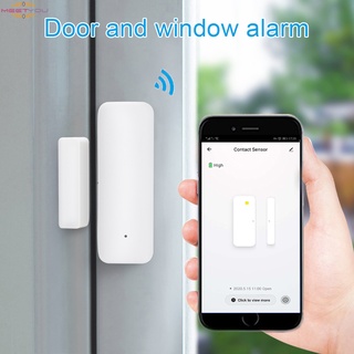 smart wifi sensor de puerta puerta abierta /cerrada detectores interruptor magnético sensor de ventana seguridad hogar alerta alarma de seguridad