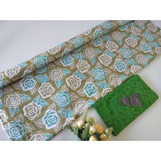 Tela Kebaya Batik tela Coupel conjunto en relieve Primis algodón Sogan Insights dama de honor uniforme de las mujeres.023