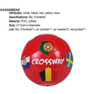 gashadream pelota de fútbol a prueba de fugas talla 3 adulto competencia fútbol Anti-abrasión para entrenamiento (3)