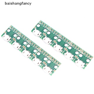 Bsfc 10 Pcs Mini MICRO USB to DIP Adapter 5Pin Female Connector PCB Converter Board Fancy