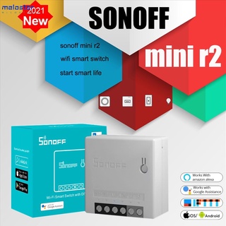 SONOFF ❤Inventario disponible🔥inventario disponible Mini WiFi Inteligente R2 Mini Interruptor automatización del hogar Alexa Google melostar