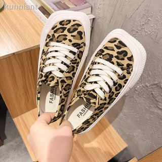 Zapatos De Lona 2021 nuevos nuevos zapatos De Lona para mujer/zapatos De Leopardo delgados cuadrados nuevos para mujer/zapatos blancos/zapatos De calle (4)