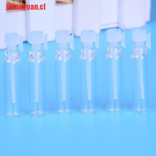 [jitinayuan] 10/50pcs mini frasco de vidrio de 1 ml vacío botella de laboratorio perfume l