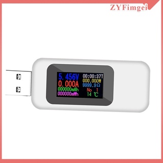 10 en 1 medidor de potencia usb probador 4-30v medidor de voltaje sincronización amperímetro monitor digital cargador banco