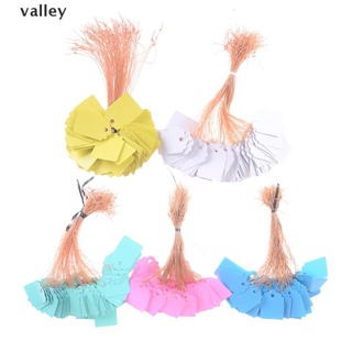 valley 100pcs joyería ropa mercancía jardinería marca etiqueta precio etiquetas 3.5*2.5 cm cl
