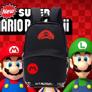 [en Stock] super Mario brothers mochila juego fans regalo mochila mochila de dibujos animados anime bolsa Mario Luigi mochila gamer bolsa