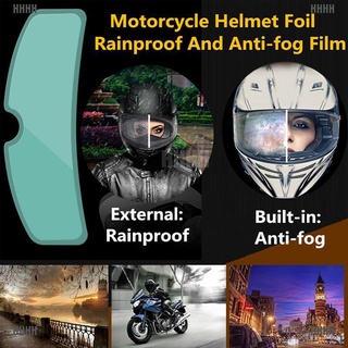 [wyl] parche antiniebla transparente a prueba de lluvia película universal para casco de motocicleta