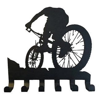 Estante De Engranajes De Bicicleta De Montaña , Metal , Decoración De Pared , Ciclismo , Arte , Llave , Gancho
