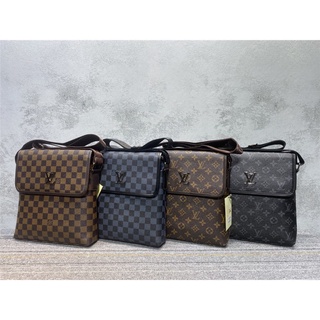 Lv_leather Sling Bag Business bolso de hombro de los hombres bolso Crossbody bolso de hombre bolsa para hombres maletín