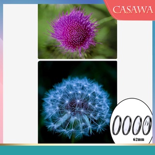 [casawa] Kit de primer plano +1 +2 +4 +10 lentes de vidrio óptico para cámaras digitales de 37 mm (6)