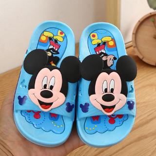 dibujos animados disney mickey mouse niños verano fresco zapatillas 2-8 años de edad niños bebé antideslizante zapatillas (1)