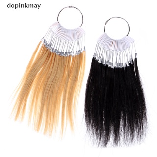 dopinkmay 30 piezas hebillas teñido de color de pelo pruebas de color de pelo muestras de color de pelo anillos para el cabello cl