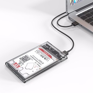 Transparente 2.5 pulgadas HDD caso Sata a USB 3.0 adaptador de alta velocidad caja de disco duro caja
