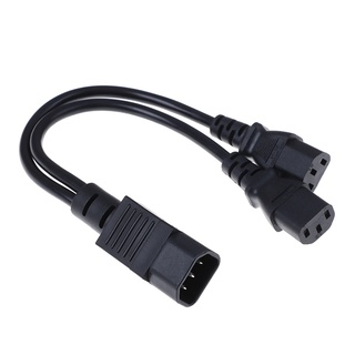 {FCC} Cable de extensión de UPS server C14 a C13 Y divisor PDU.PSU cable de alimentación 30 cm