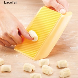 [kacofei] pasta macaroni board spaghetti gnocchi maker rolling pin cocina bebé herramienta de alimentos (3)
